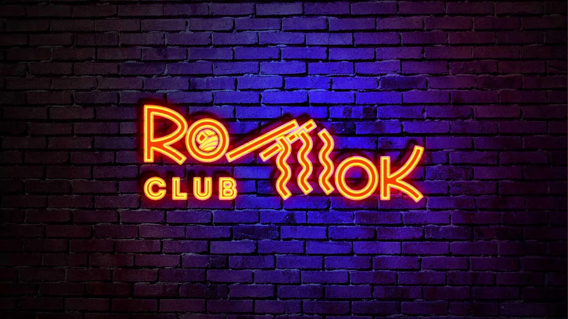 Разработка интерьерной вывески суши-бара «Roll Wok Club» в Великом Новгороде